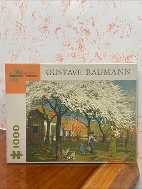 Pomegranate Gustave Baumann Plum & Peach - 1000 Piece Puzzle